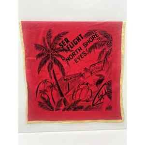 Vintage 70's 80' Sea Flight North Shore Eyes VW Surf Point Bandana Handkerchief